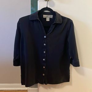 100% silk casual dress shirt (worn)